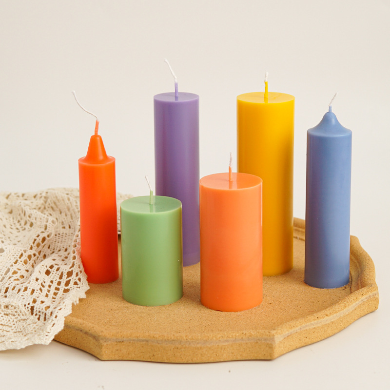Candle Supplies Shop - 플라스틱 원통형 양초 몰드 평평한 상단