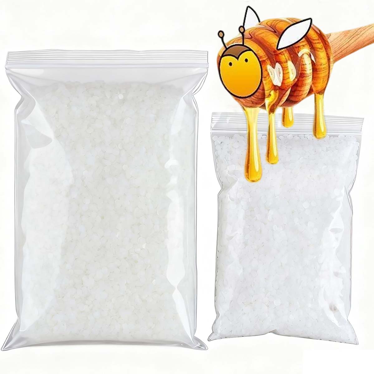 Candle Supplies Shop - 200g-1000g 백색 밀랍 순수 천연 과립형