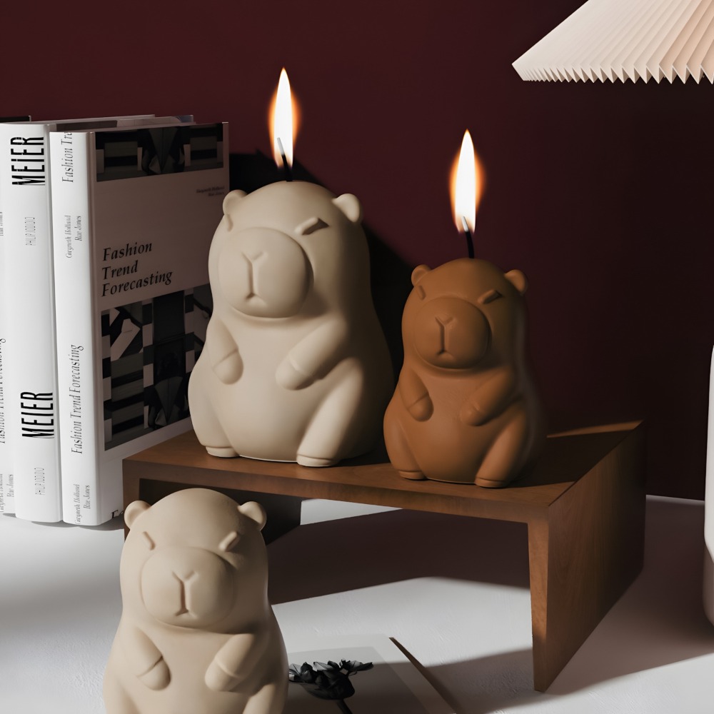 스탠딩 카피바라 향초 실리콘 몰드 3D 동물 레진 석고 - Candle Supplies Shop 리뷰 및 가격